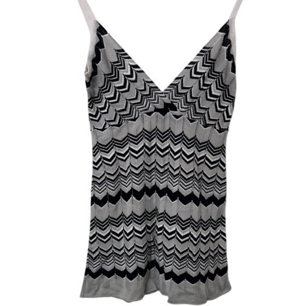 Koton Cami Fun Knit ZigZag Flirty Y2K Inspired Modern Flattering Euro Style Med